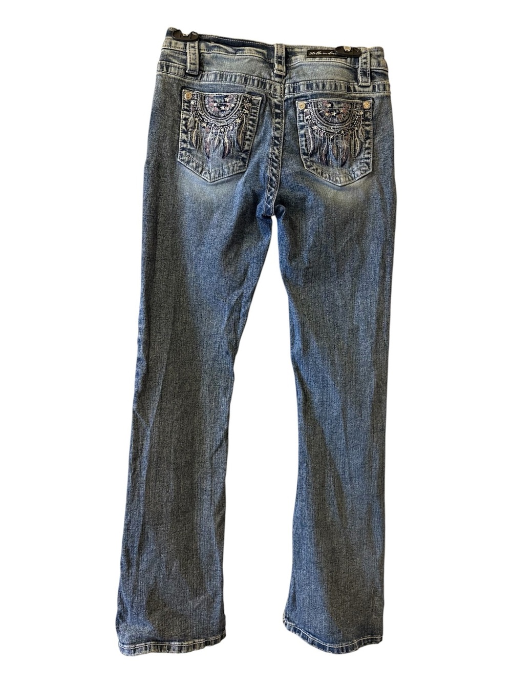 Native American Feather Embellished Jeans - Stella in Dreams size 9/29